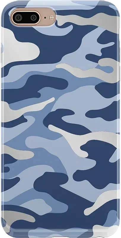 In Formation | Metallic Blue Camo Case