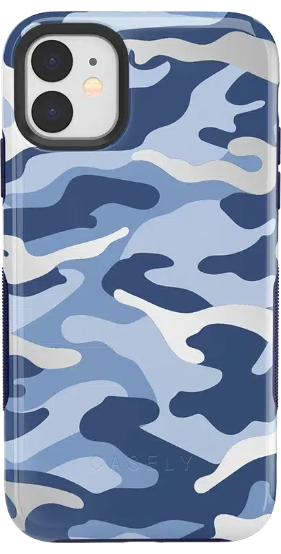In Formation | Metallic Blue Camo Case