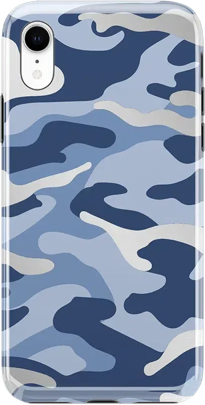 In Formation | Metallic Blue Camo Case