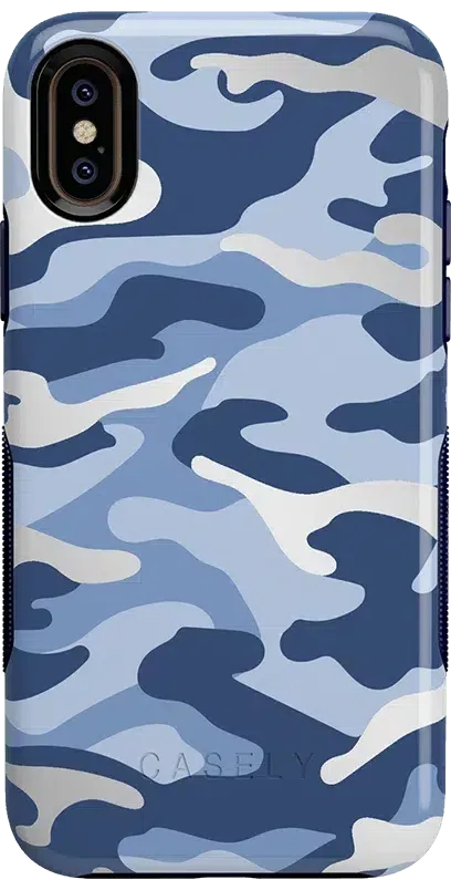 In Formation | Metallic Blue Camo Case