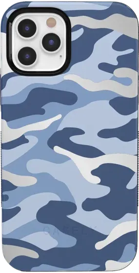 In Formation | Metallic Blue Camo Case