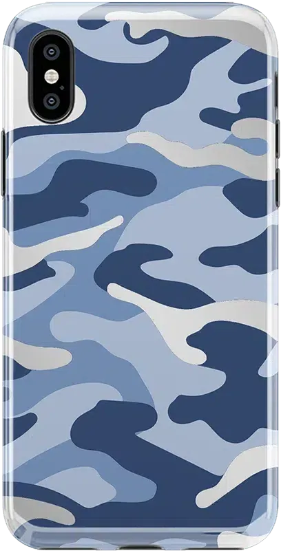 In Formation | Metallic Blue Camo Case