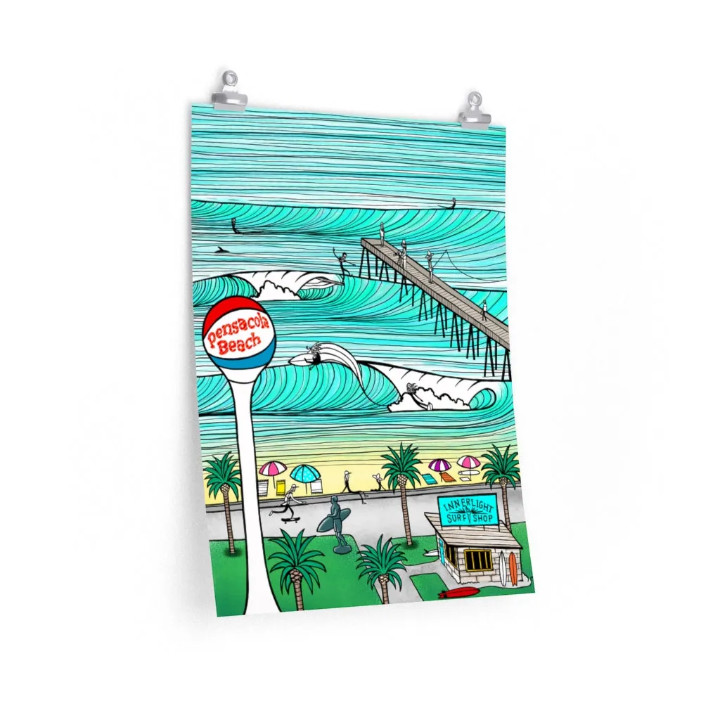 Jonas Pensacola Beach Poster