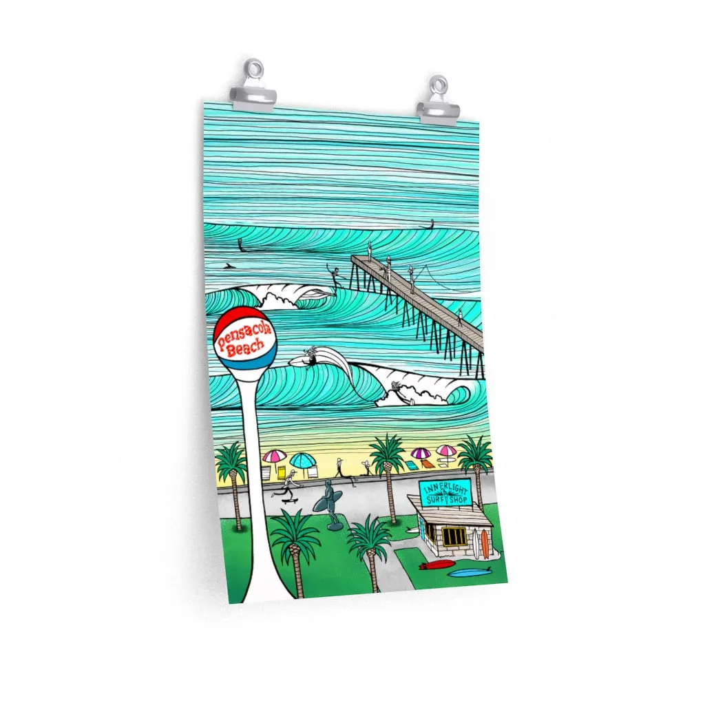 Jonas Pensacola Beach Poster