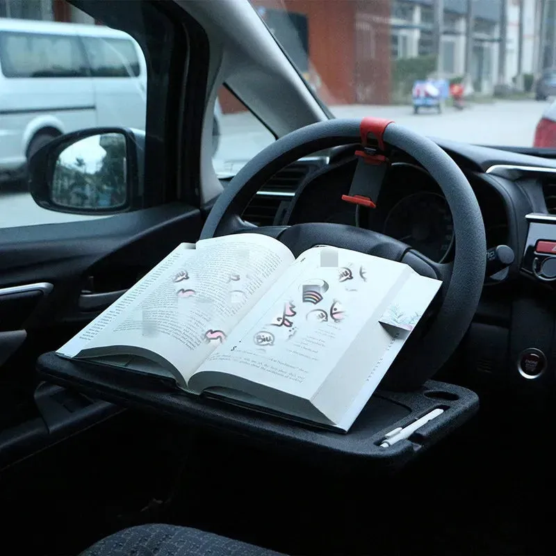 Limited Time 50% OFFMake Driving Easier With -Steering Wheel Tray Table