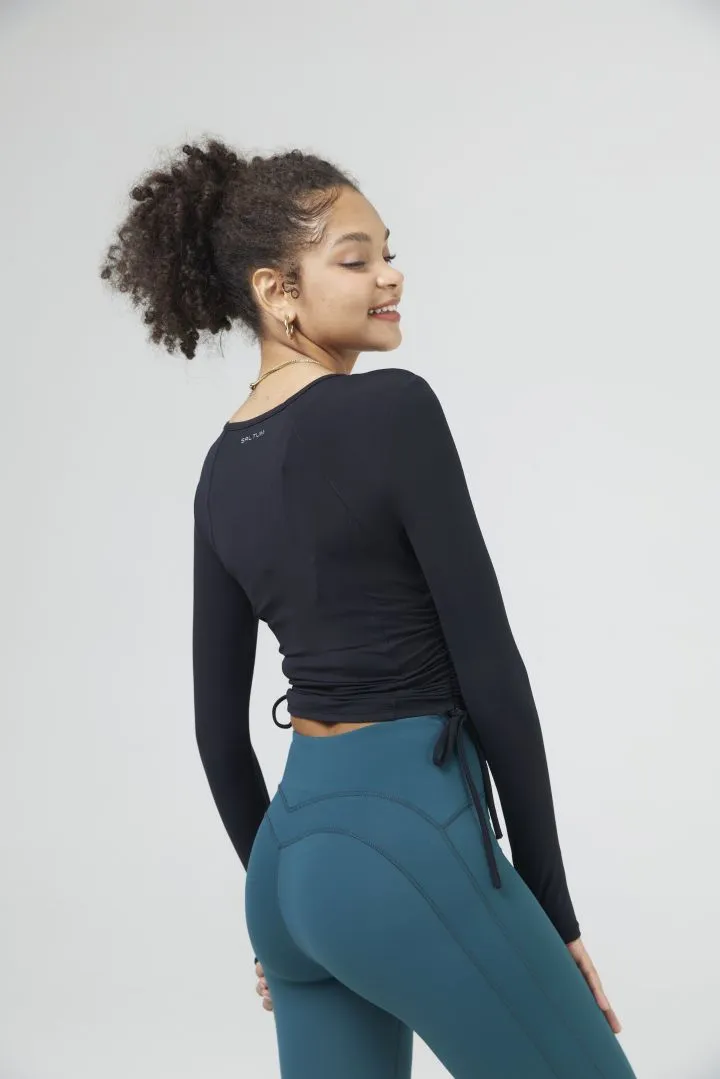 Long Sleeve Yoga Tops with Thumb Hole