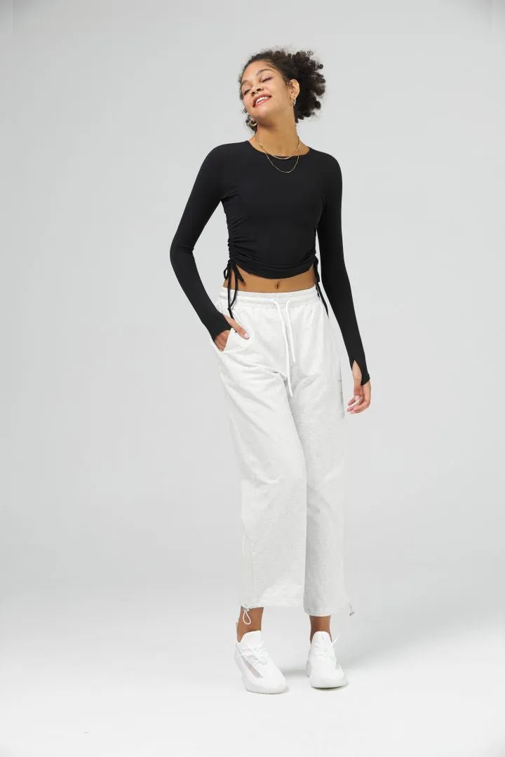 Long Sleeve Yoga Tops with Thumb Hole