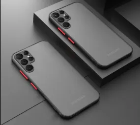 Luxury Shockproof Matte Silicone Phone Case For Samsung