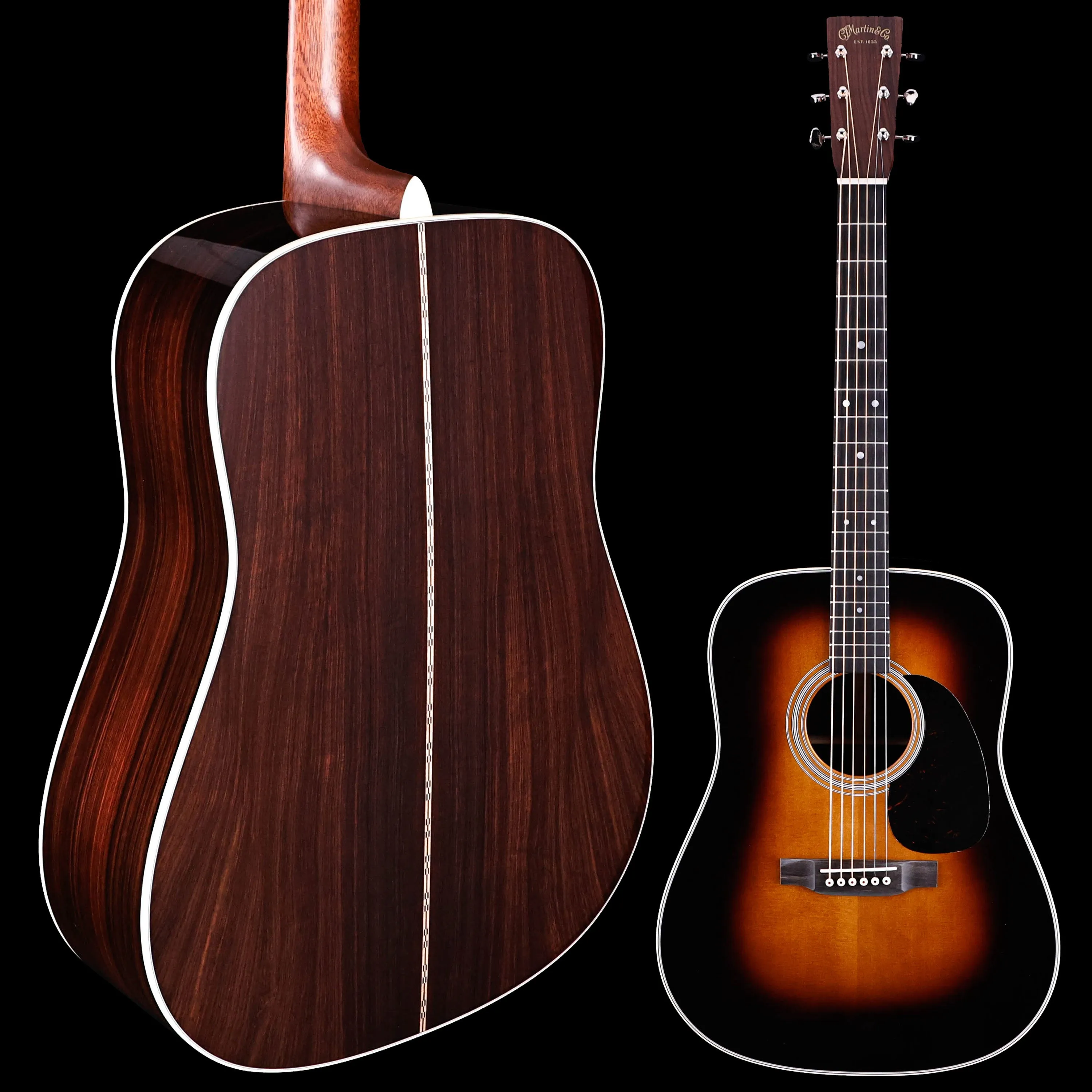 Martin D-28 1935 Sunburst Standard Series (w Case) w TONERITE AGING OPTION! 4lbs 11.3oz