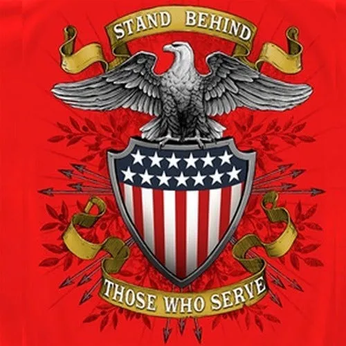 Men's Stand Behind Those Who Serve T-shirt