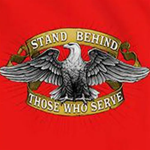 Men's Stand Behind Those Who Serve T-shirt