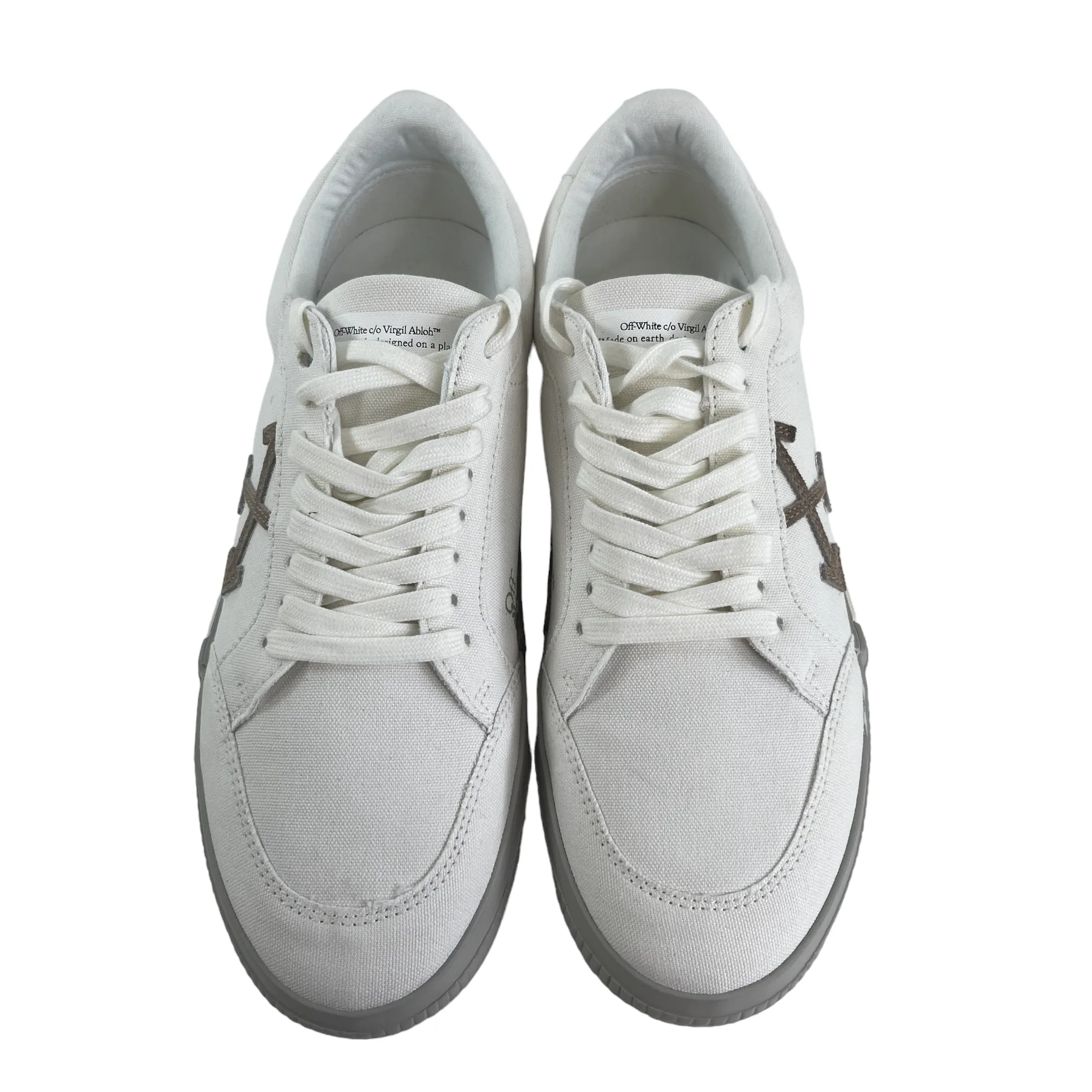 Men's Vulcanised Low Trainers White Size EU 43 / UK 9
