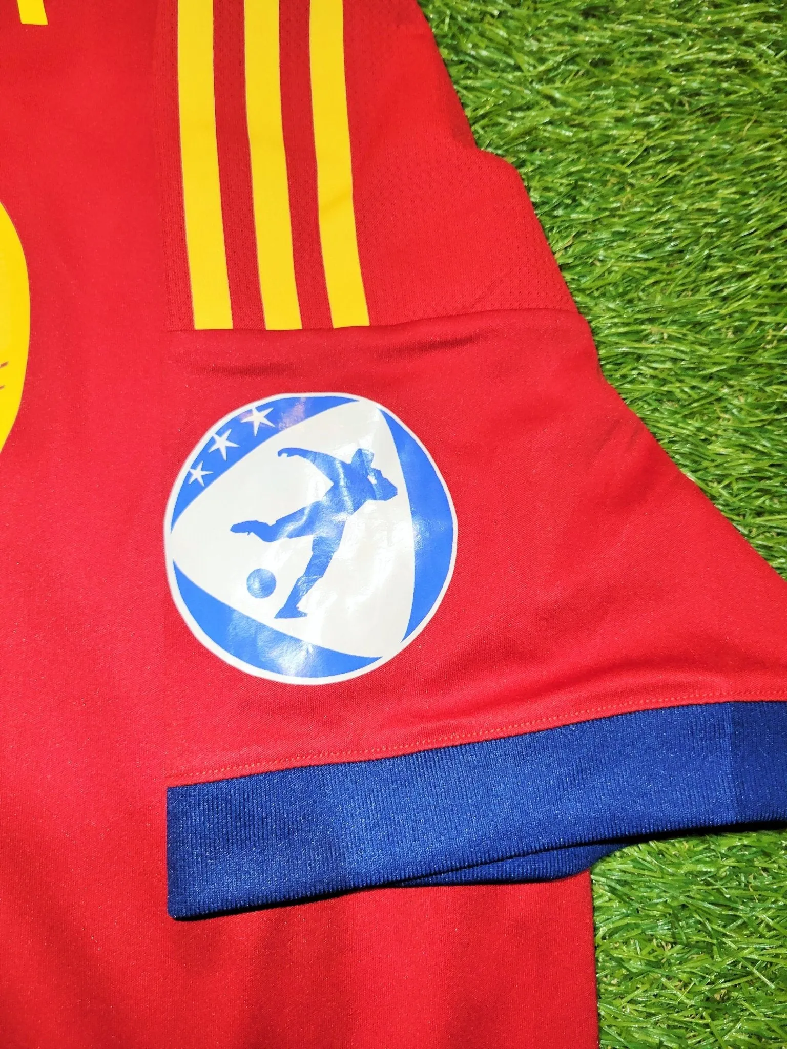 Morata Spain MATCH WORN 2013 U-21 EUROPEAN CHAMPIONSHIP Jersey Camiseta Espana Shirt XL SKU# X53328