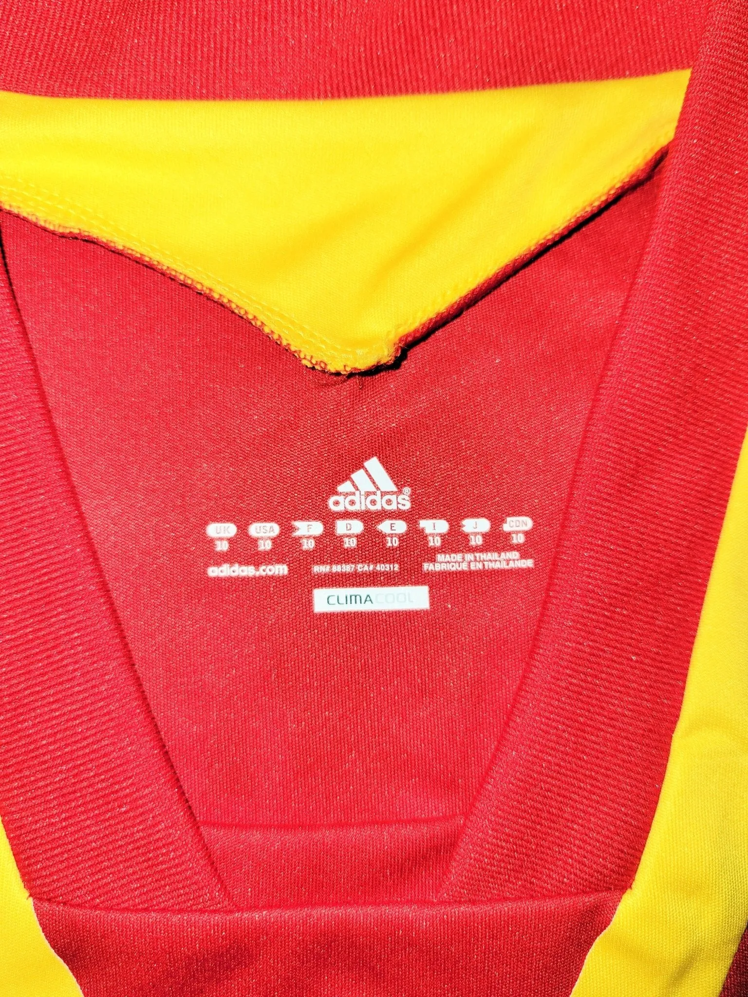 Morata Spain MATCH WORN 2013 U-21 EUROPEAN CHAMPIONSHIP Jersey Camiseta Espana Shirt XL SKU# X53328