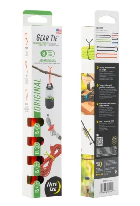 Nite Ize Gear Tie® Assorted 8-Pack