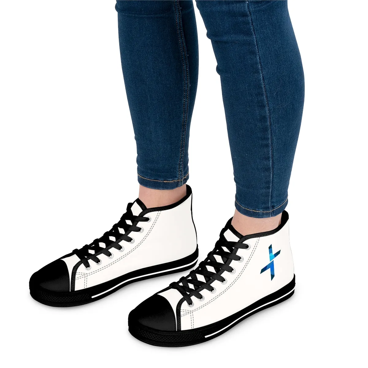 PCTR Cross Logo Women's High Top Sneakers