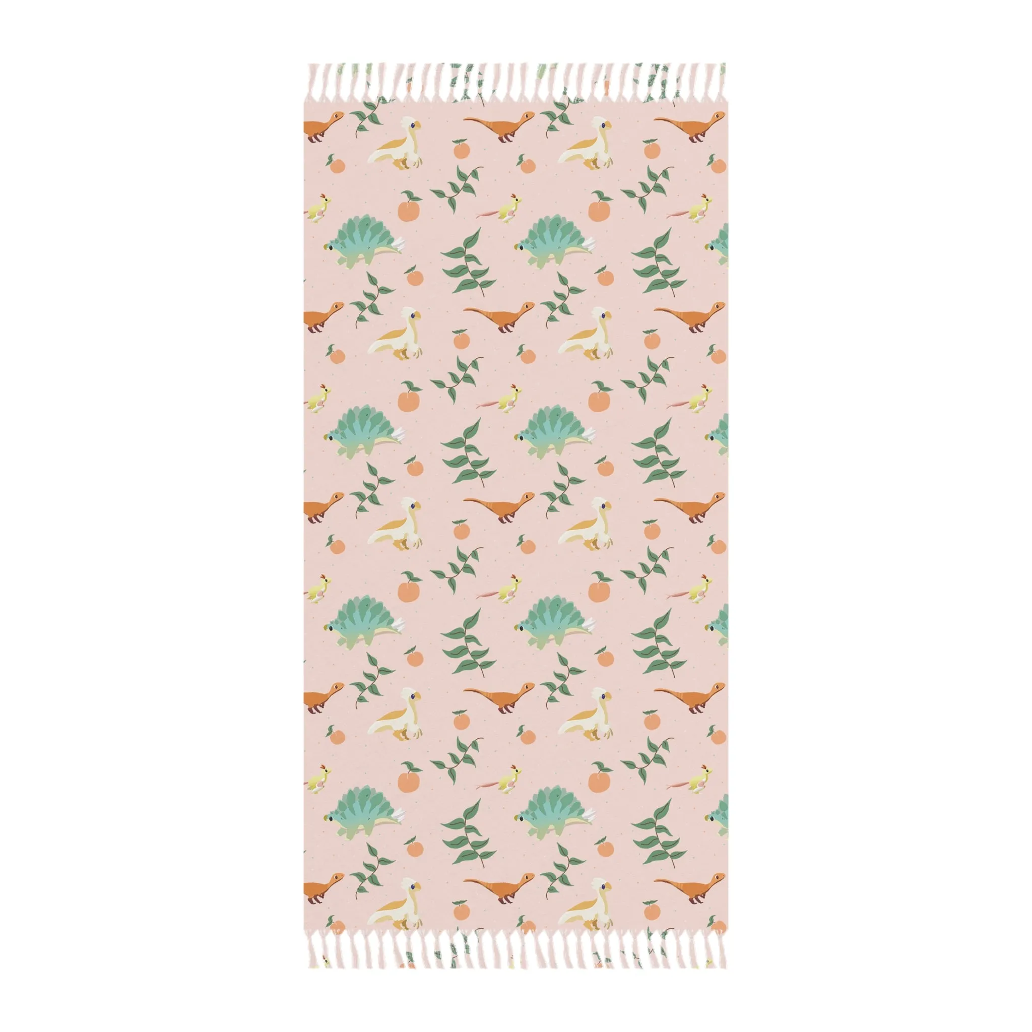 Peach Dinos - Boho Beach Cloth