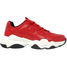 Philipp Plein Sport Brand Logo Tag Red Sneakers