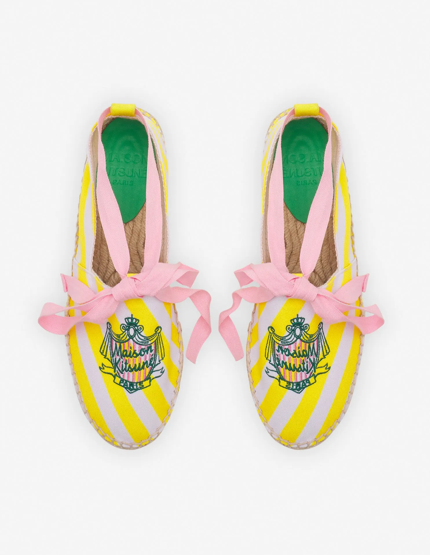 Poolside Stripes Espadrilles Lemon Stripes (women)