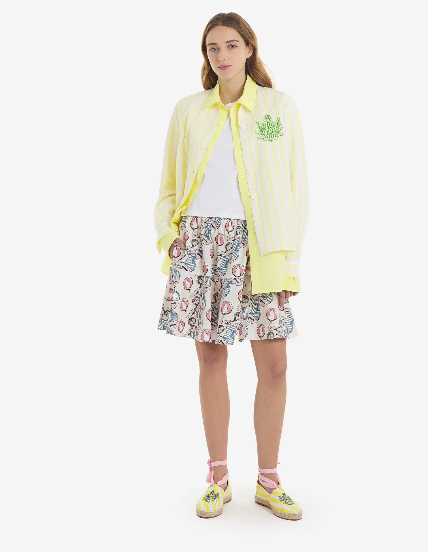 Poolside Stripes Espadrilles Lemon Stripes (women)