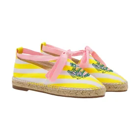 Poolside Stripes Espadrilles Lemon Stripes (women)