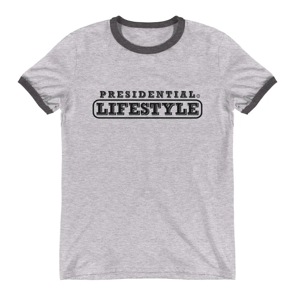 Presidential Lifestyle®  Black Ringer T-Shirt