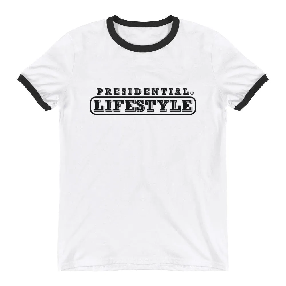 Presidential Lifestyle®  Black Ringer T-Shirt