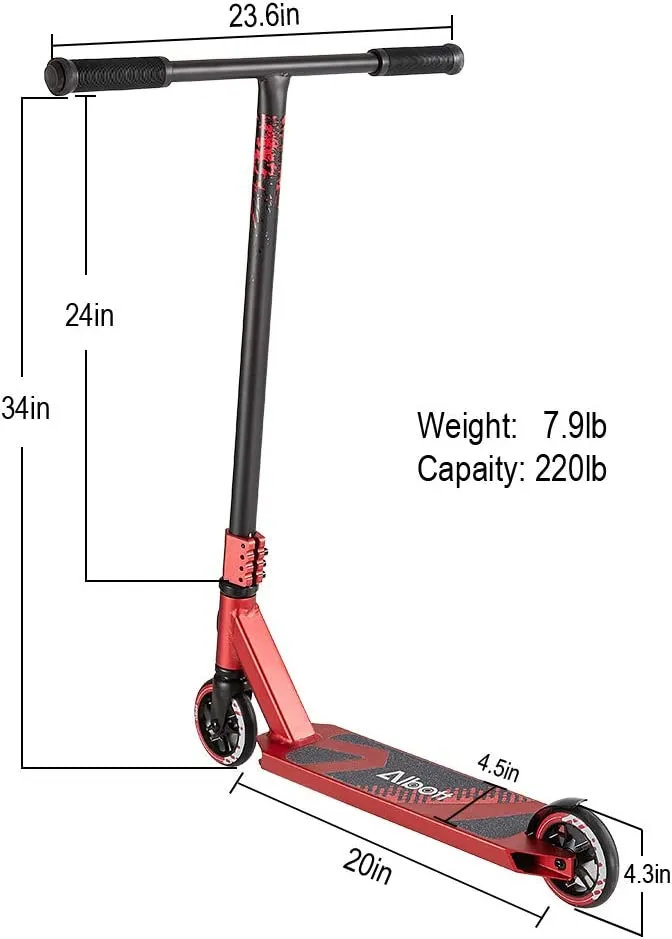 Pro Scooters BMX Trick Scooter for Kids 8 Years and Up