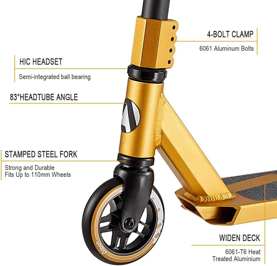 Pro Scooters BMX Trick Scooter for Kids 8 Years and Up