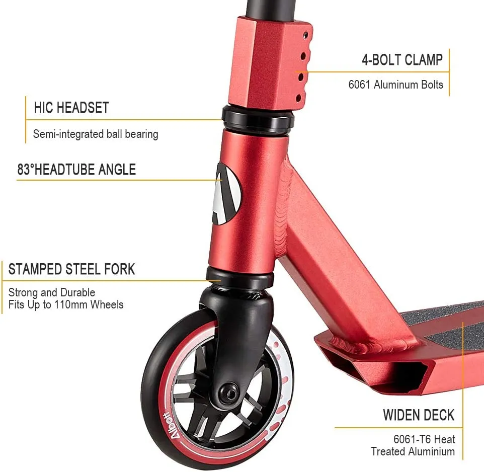 Pro Scooters BMX Trick Scooter for Kids 8 Years and Up