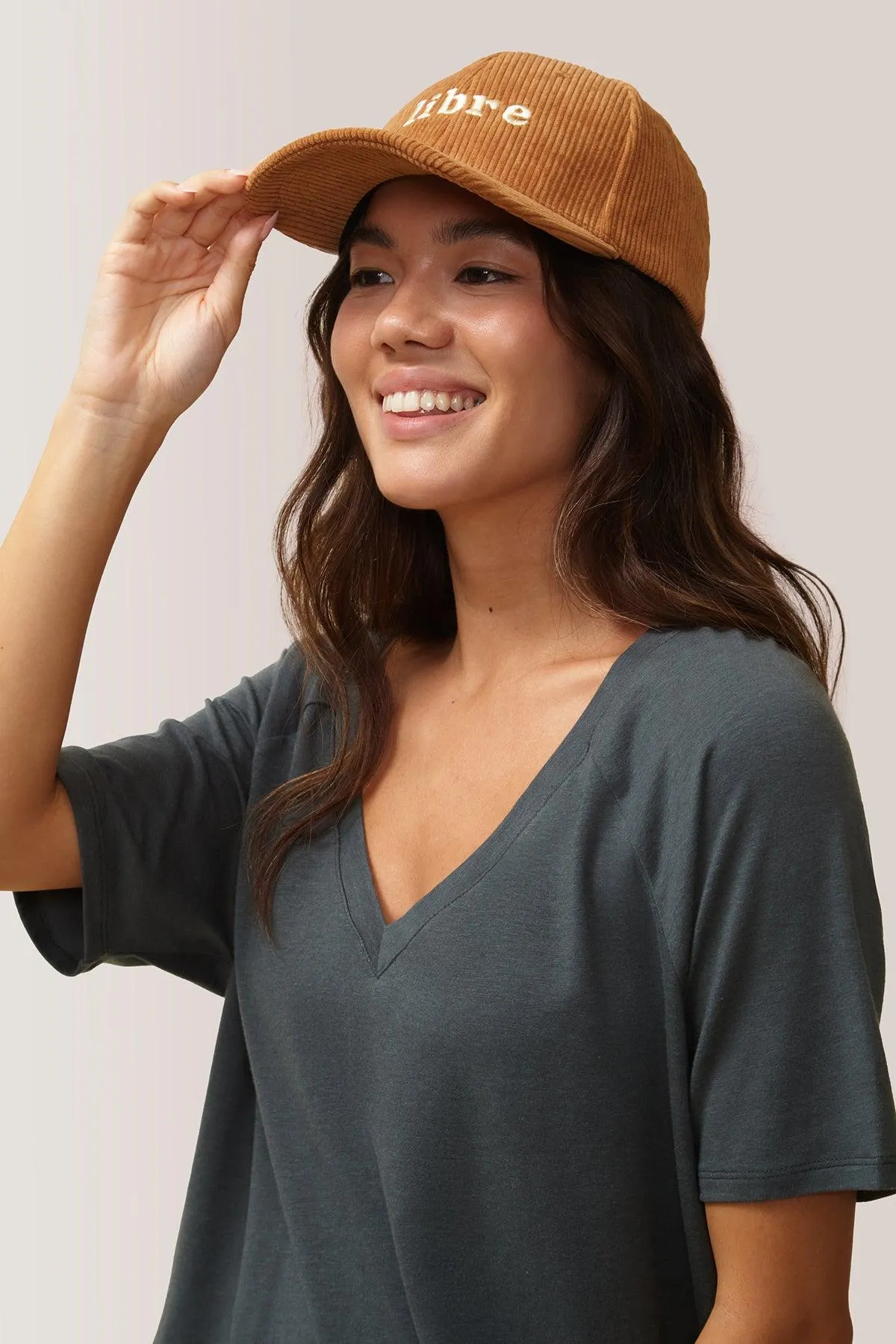 Rose Buddha Corduroy Libre Ball Cap