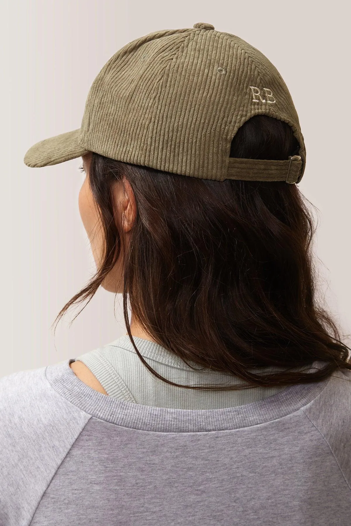 Rose Buddha Corduroy Libre Ball Cap
