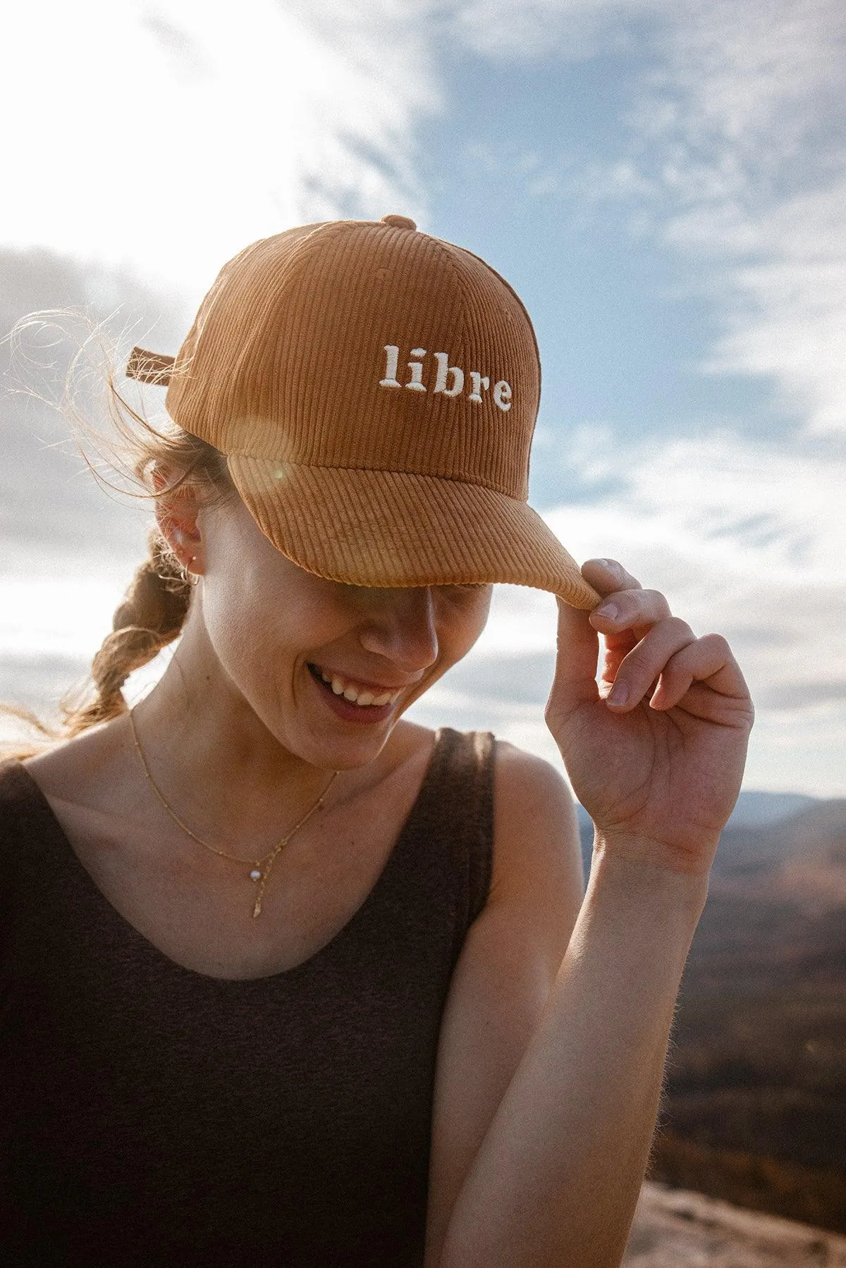 Rose Buddha Corduroy Libre Ball Cap