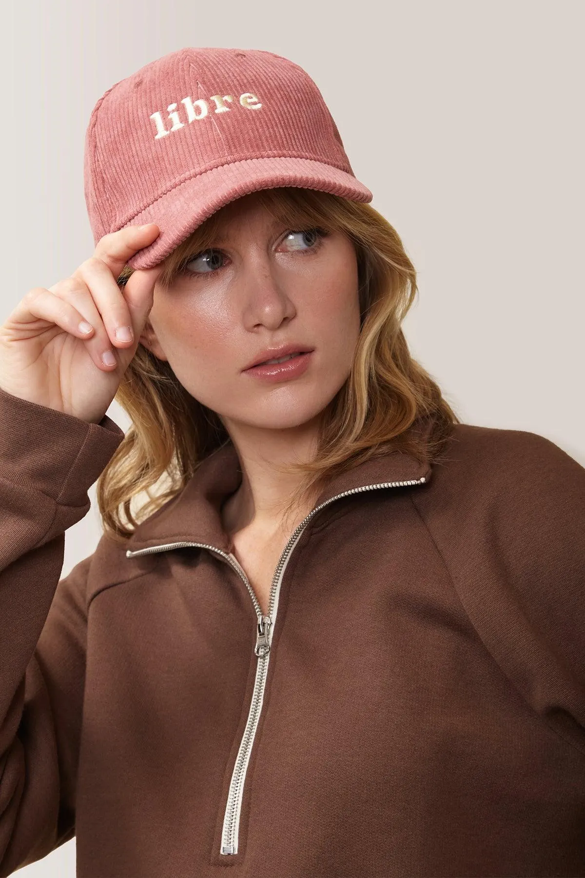 Rose Buddha Corduroy Libre Ball Cap