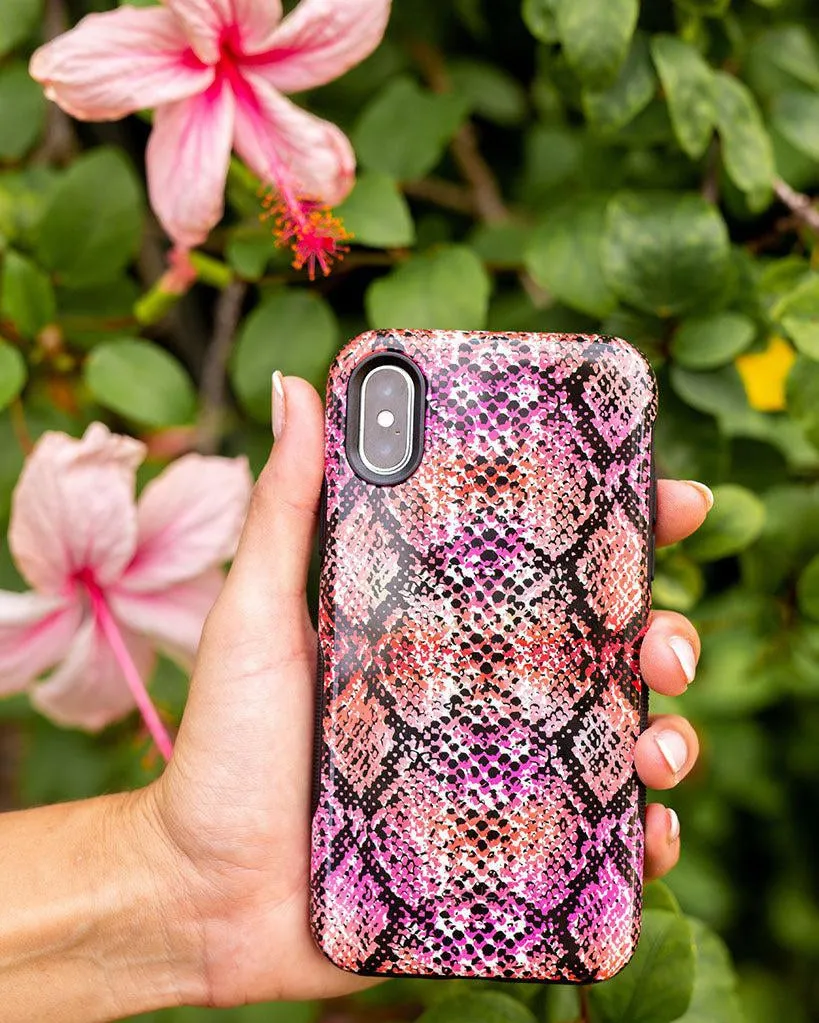 Snake Along | Red Snake Skin Case