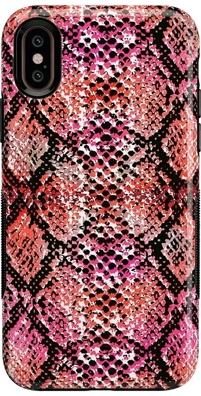 Snake Along | Red Snake Skin Case