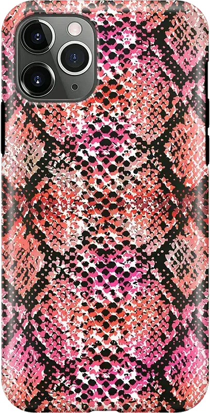 Snake Along | Red Snake Skin Case