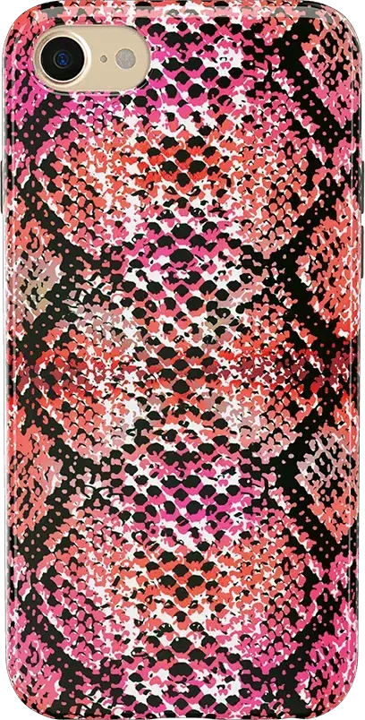 Snake Along | Red Snake Skin Case