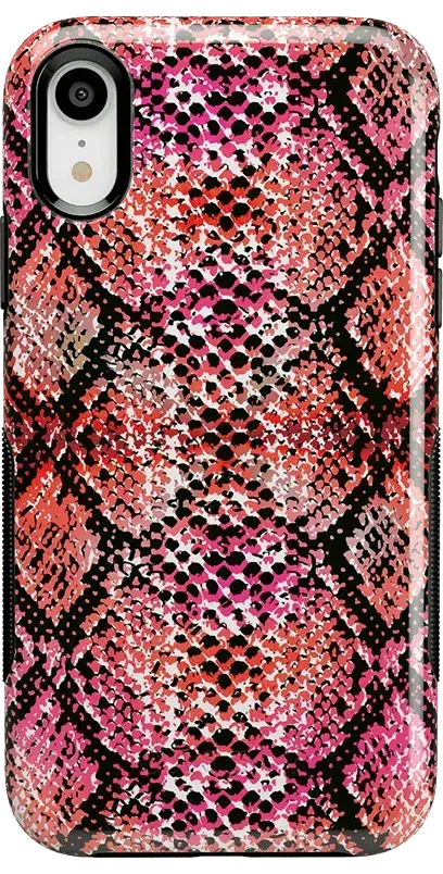 Snake Along | Red Snake Skin Case
