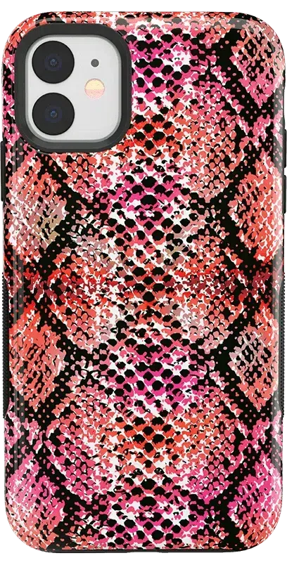 Snake Along | Red Snake Skin Case
