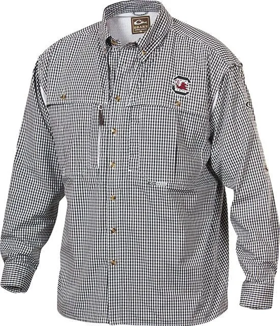 South Carolina Plaid Wingshooter's Shirt Long Sleeve
