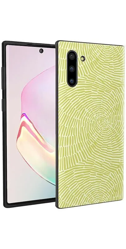 Swirl Away | Tea Green Geometric Samsung Case