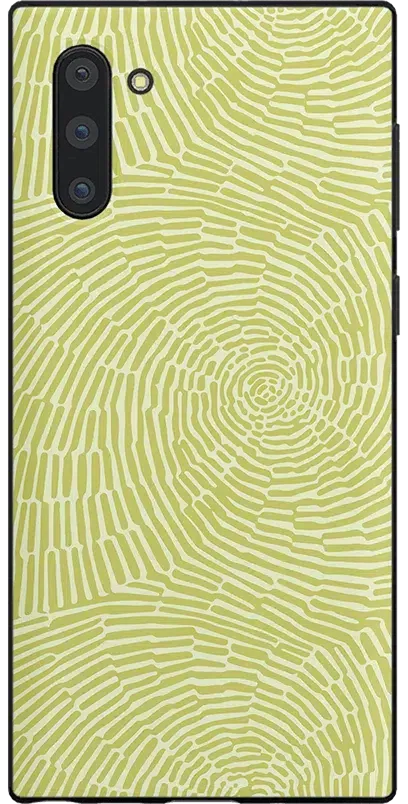 Swirl Away | Tea Green Geometric Samsung Case