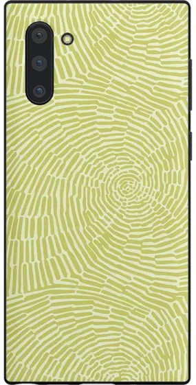 Swirl Away | Tea Green Geometric Samsung Case