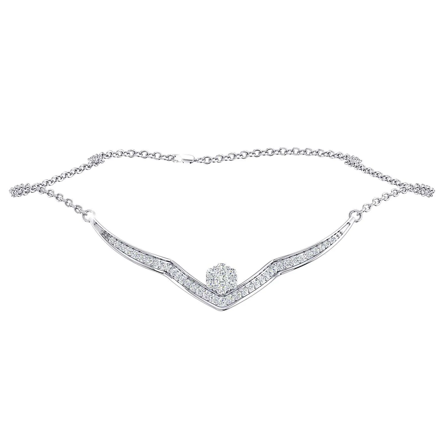 THE PLUSH DIAMOND NECKLACE