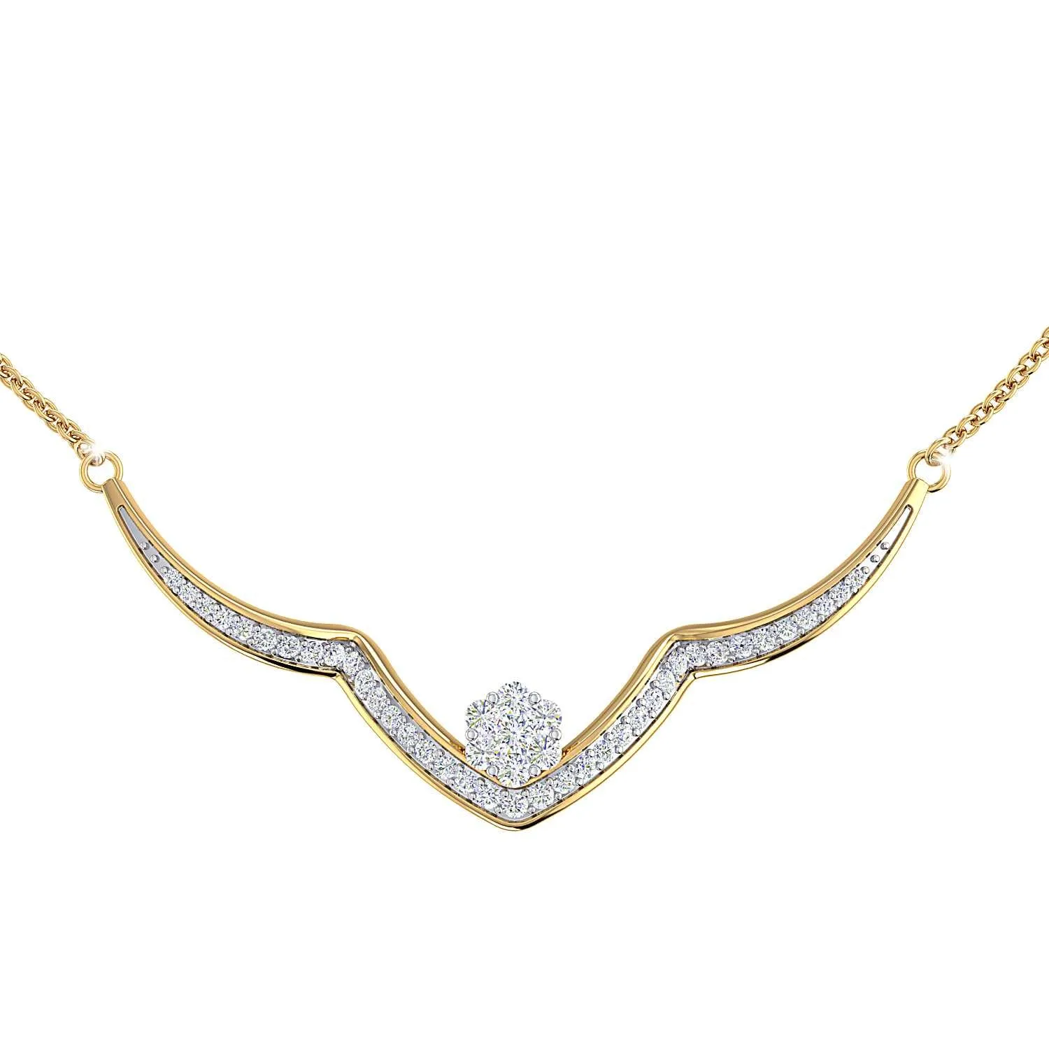 THE PLUSH DIAMOND NECKLACE