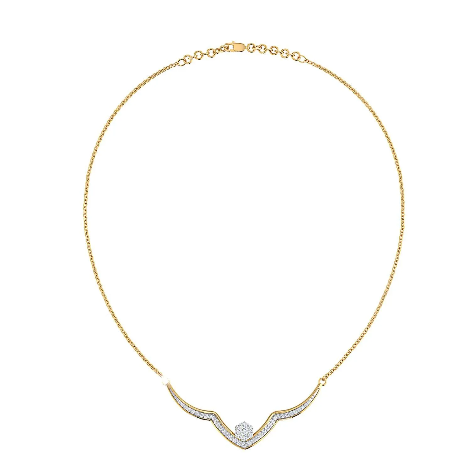 THE PLUSH DIAMOND NECKLACE