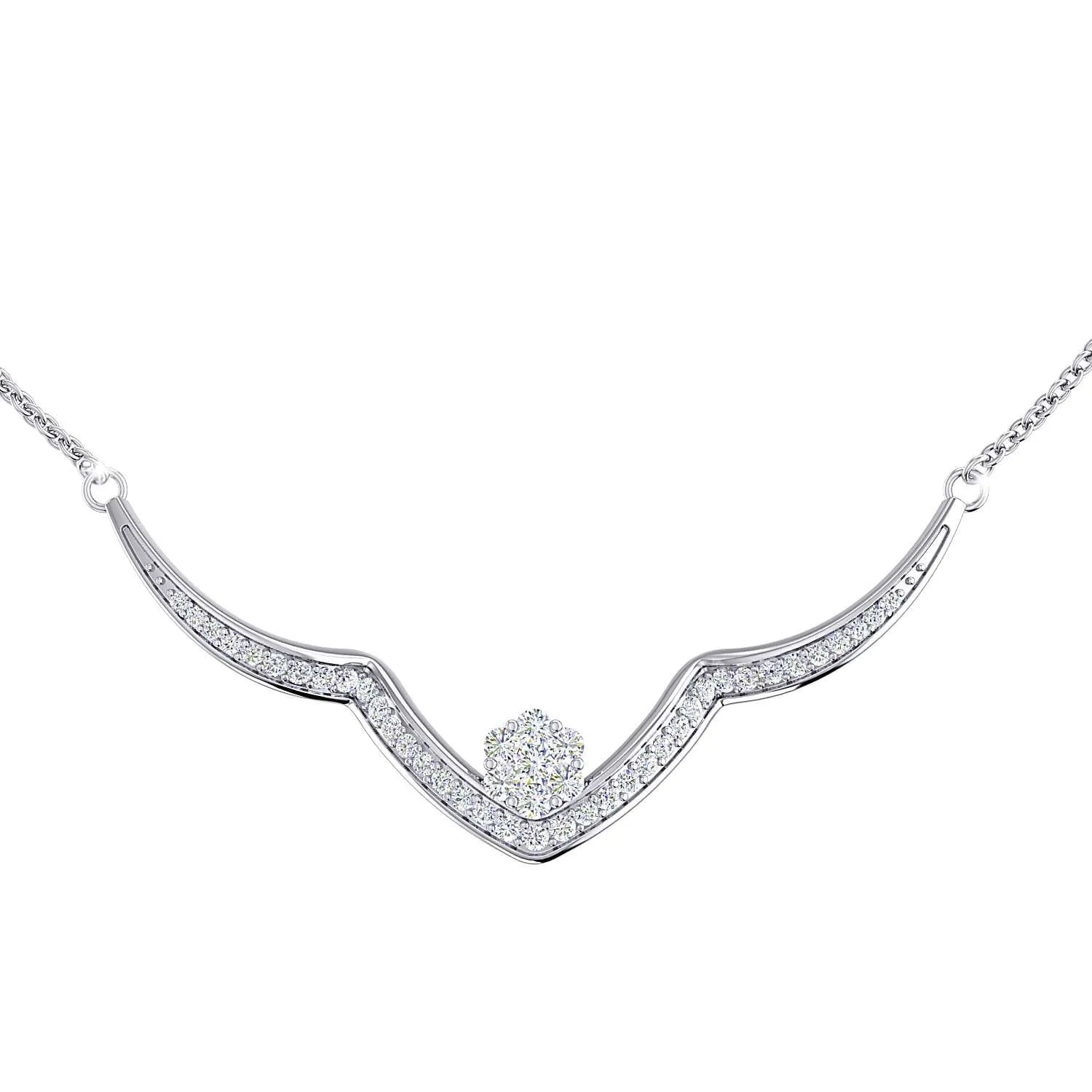 THE PLUSH DIAMOND NECKLACE