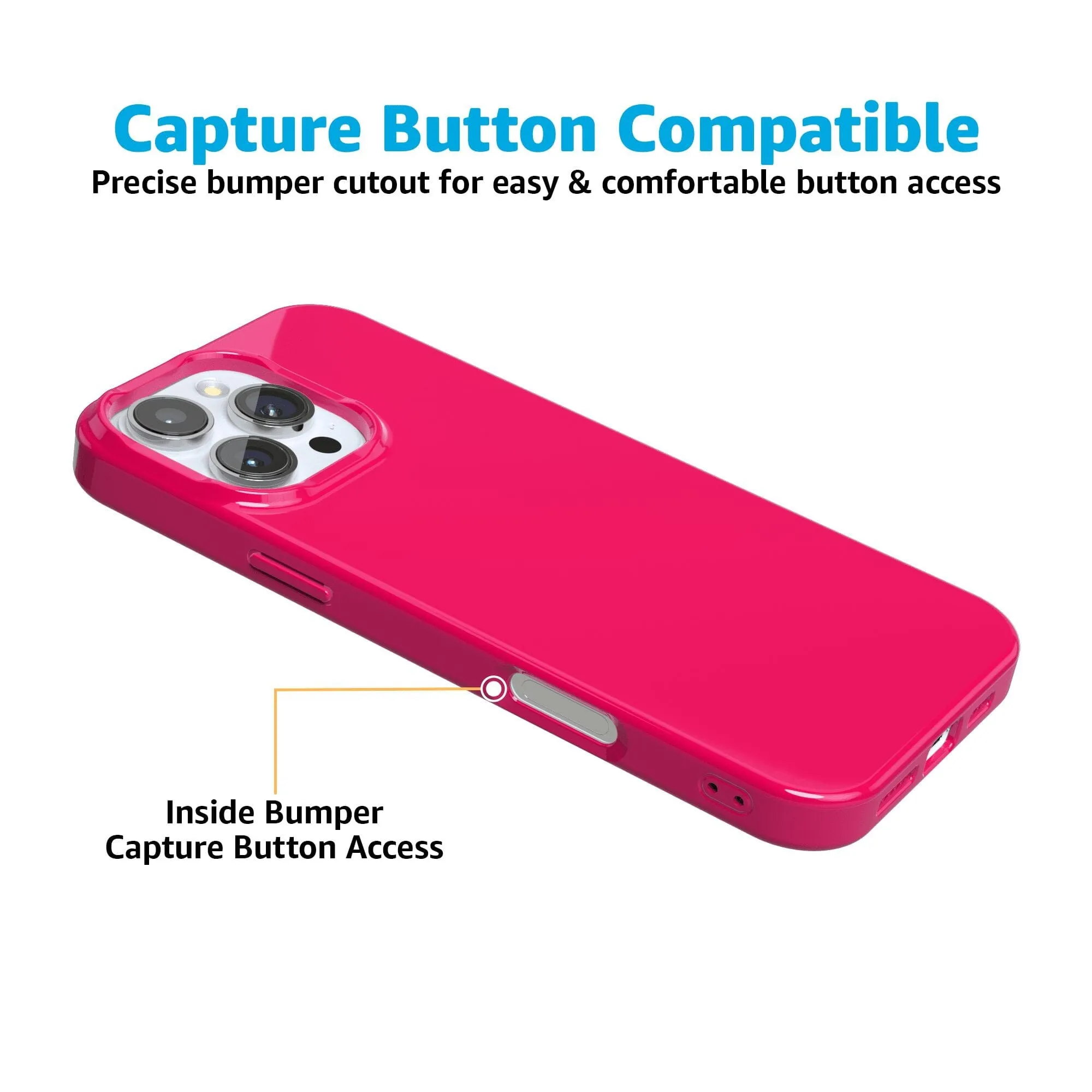 Think Pink | Solid Neon Pink Case