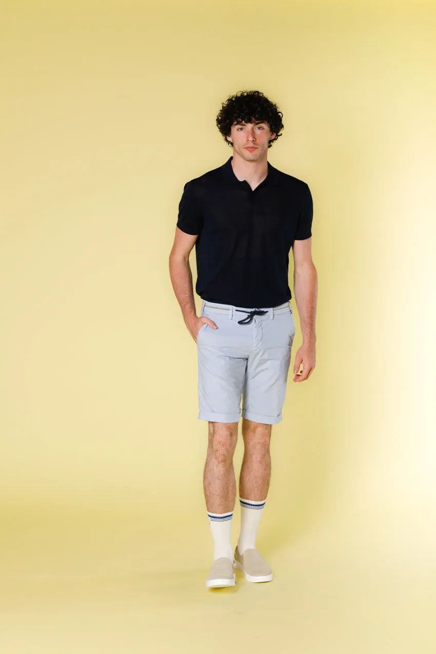 Torino Rainbow men's chino bermuda  in parachute with coulisse slim